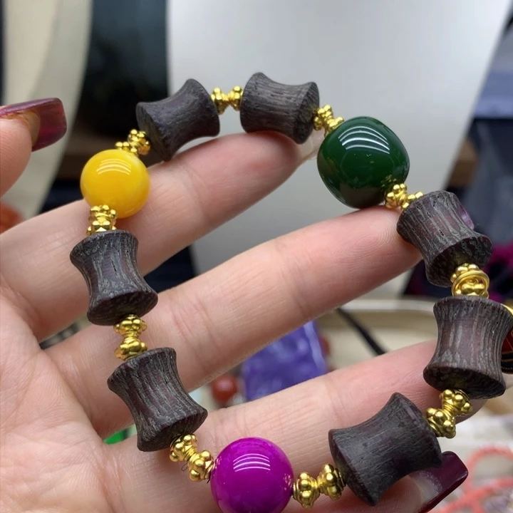 玛瑙/玉髓颈饰合金吊坠