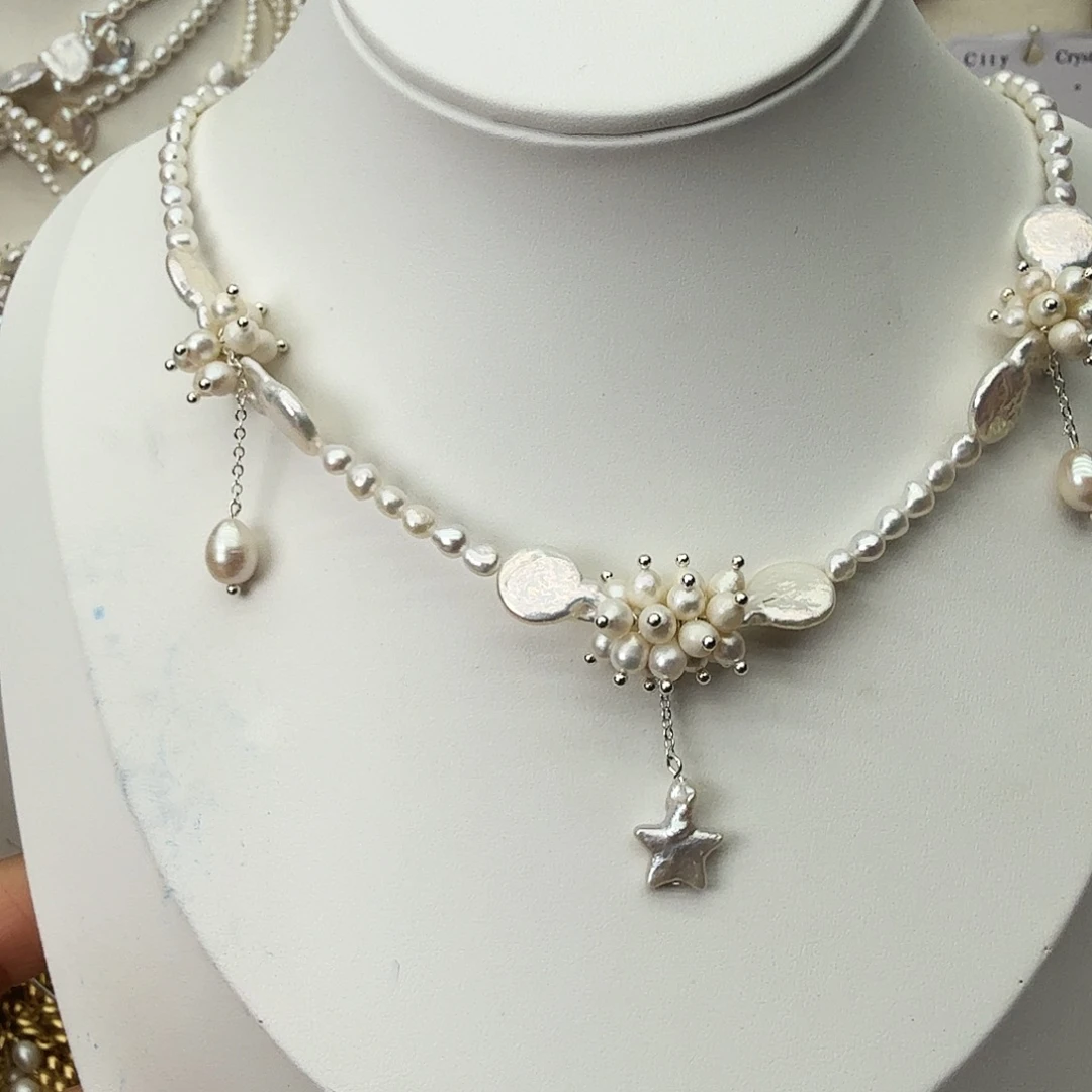 未镶嵌淡水珍珠颈饰