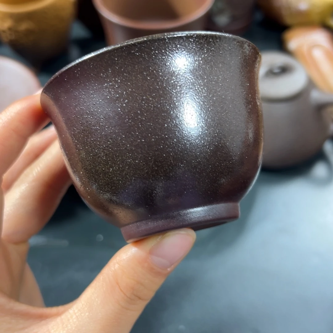 紫砂茶杯微瑕不退不换