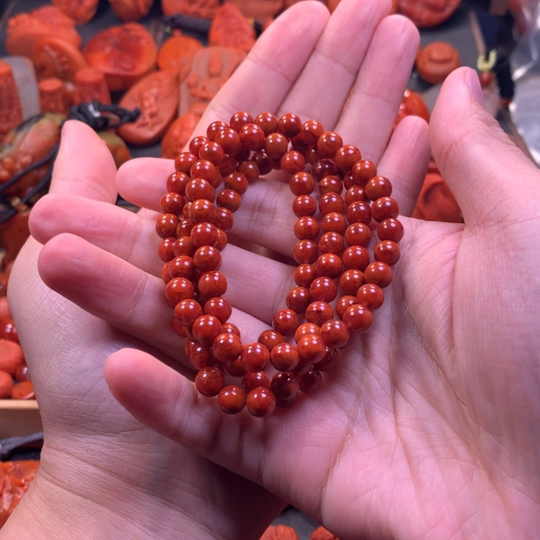 【闪购商品】未镶嵌高品多圈南红玛瑙