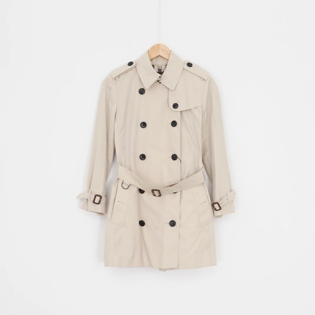 99新 BURBERRY/博柏利 涤纶-棉/SC1205/风衣/38码