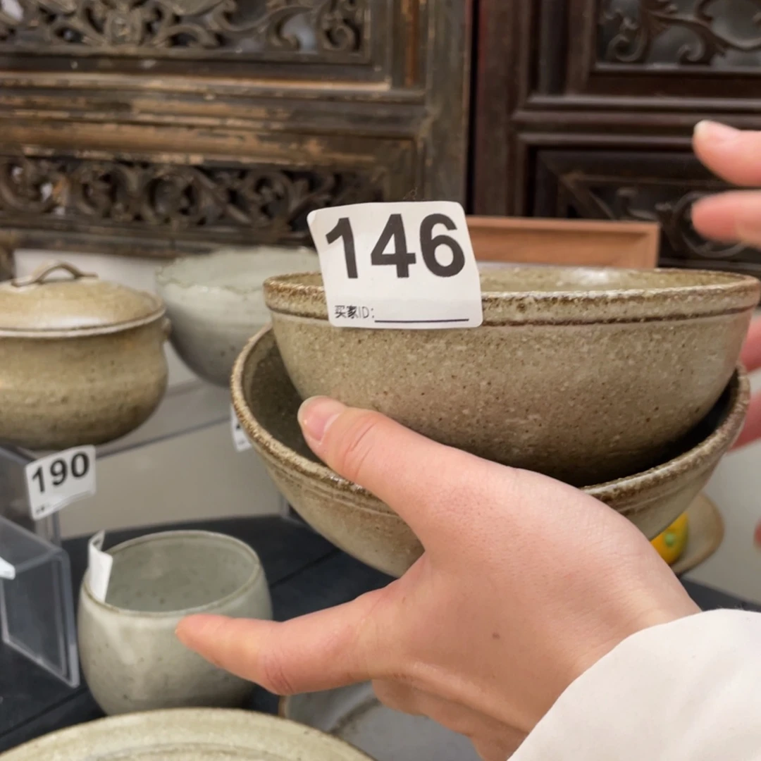 瓷片一对景德镇手工手作