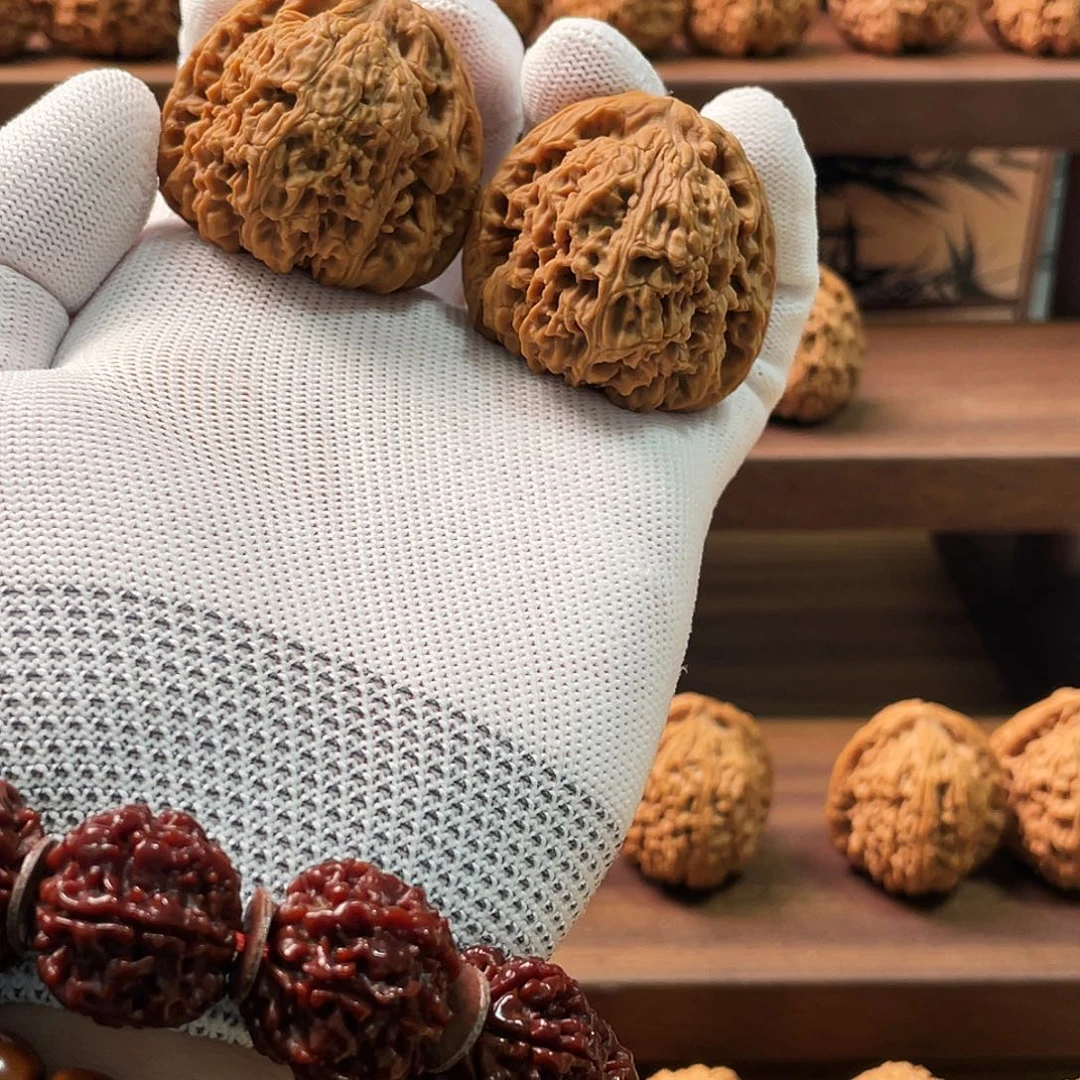 夏***真吊坠文玩核桃赵喜满