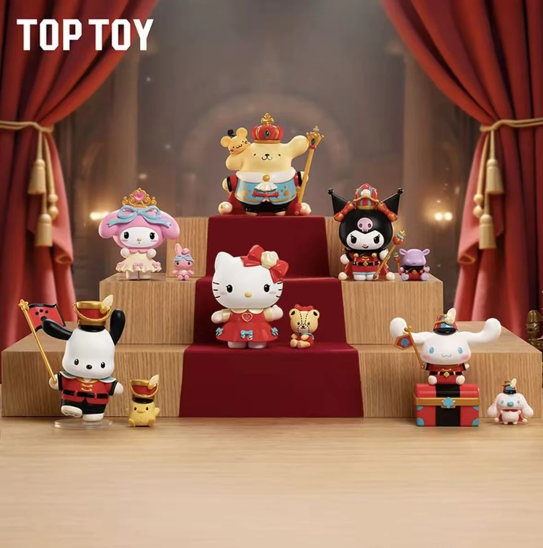 【TOPTOY】三丽鸥家族胡桃夹子系列手办盲盒HelloKitty库洛米礼物