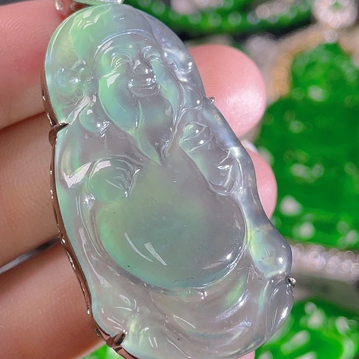翡翠未镶嵌颈饰56