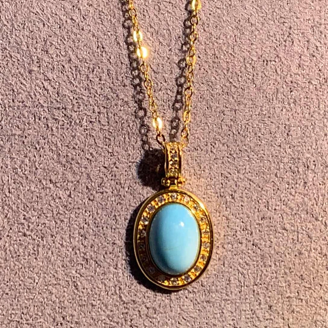 未镶嵌绿松石项链