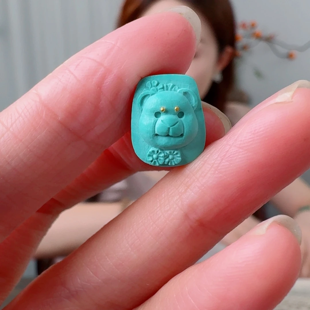 未镶嵌绿松石珠宝奇石