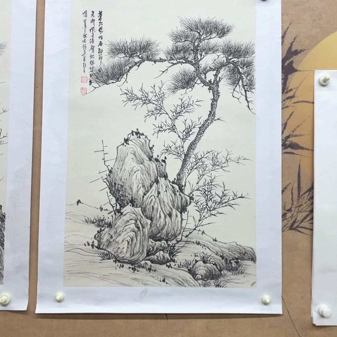 国画手绘国画，精品山水