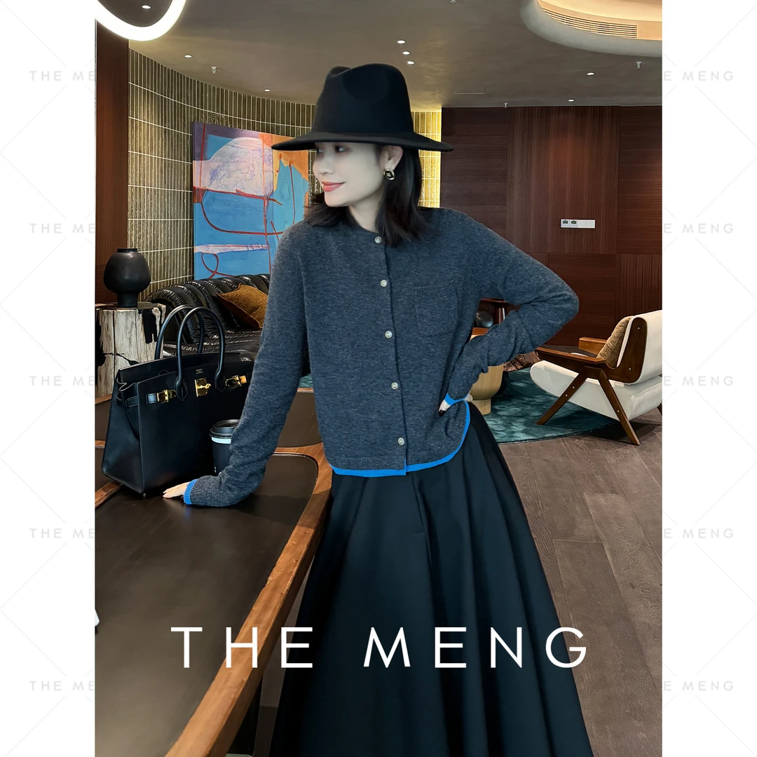 THE MENG【莫斯科】26支双股绵羊毛&山羊绒短外套#M243E0175