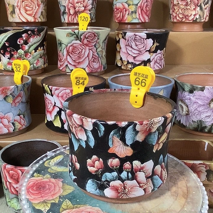 景德镇精品瑶晨美盆13.5/11.5