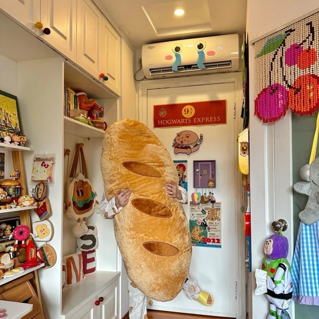 ins法棍抱枕睡觉长条面包房间装饰超大玩偶女生卧室宿舍床上靠垫L