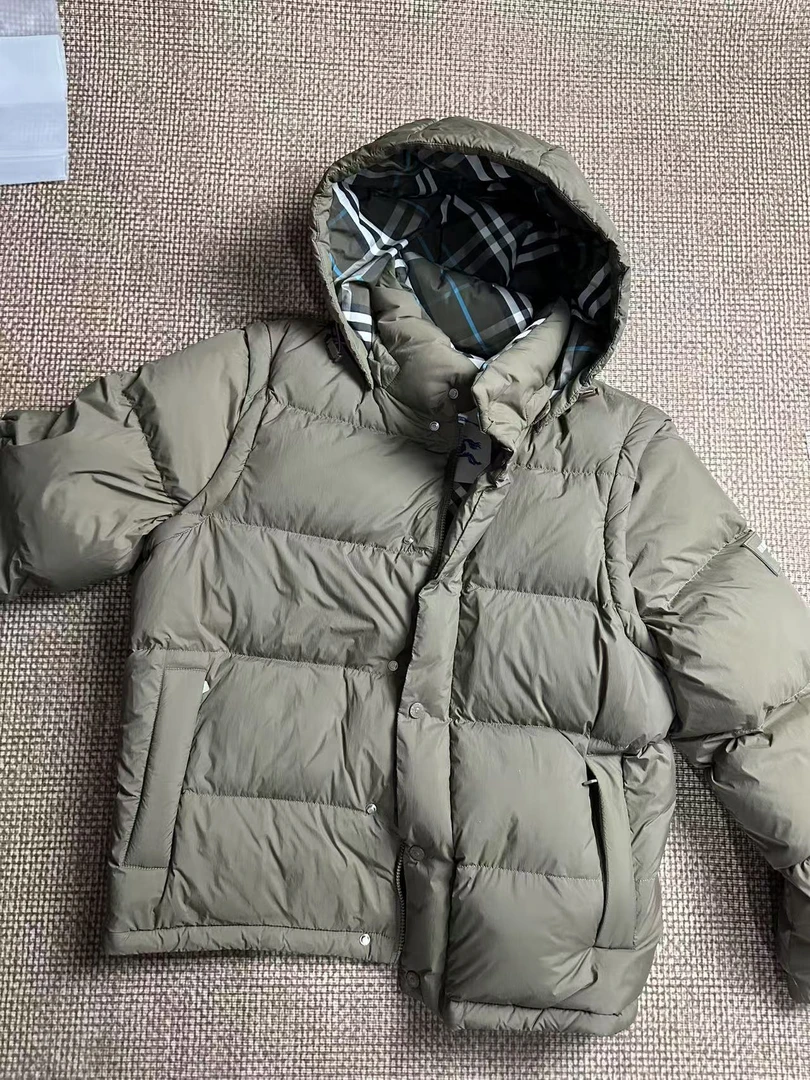 巴姥爷袖子可拆卸男士连帽羽绒服