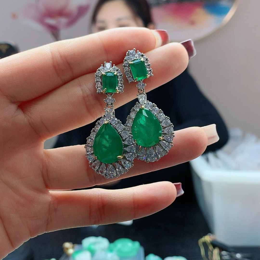 【闪购商品】水晶耳饰未镶嵌，