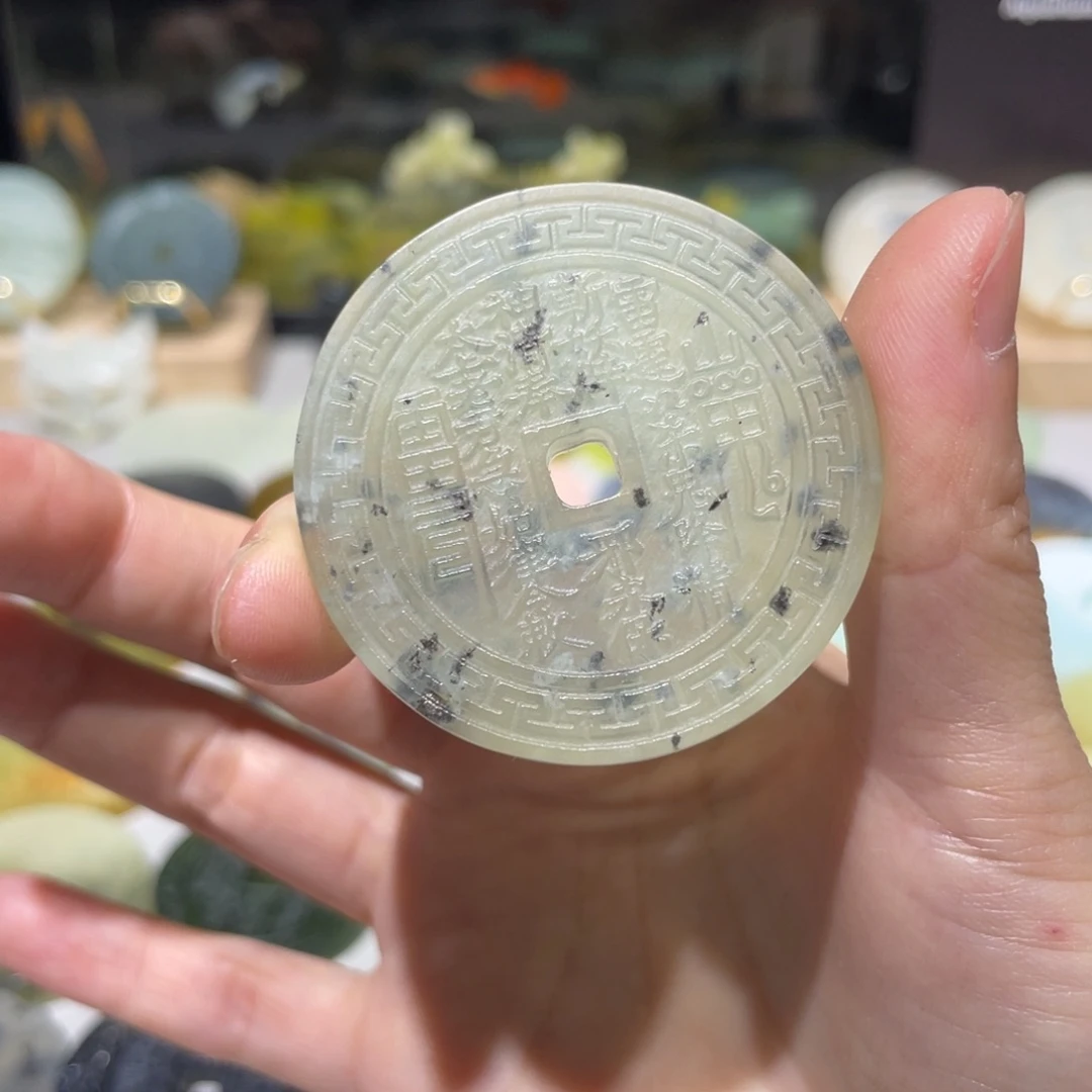 岫玉未镶嵌颈饰19