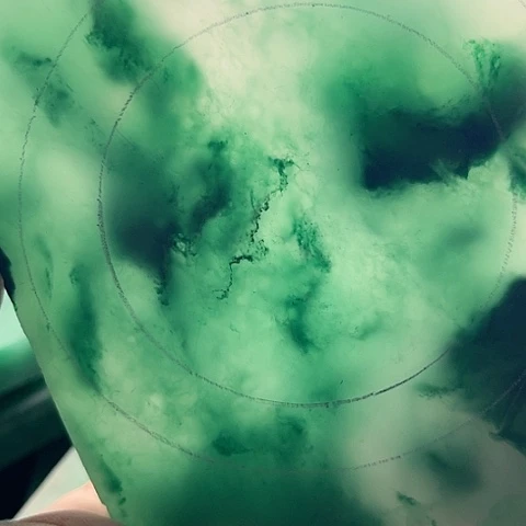 定制石英质玉X***8非洲翠手镯定制