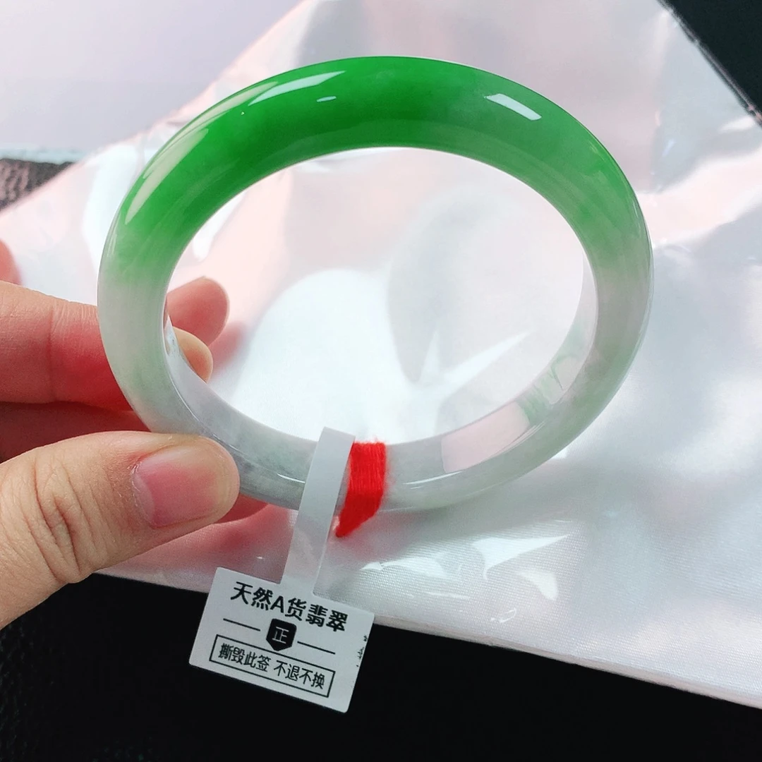 未镶嵌手镯翡翠58圈