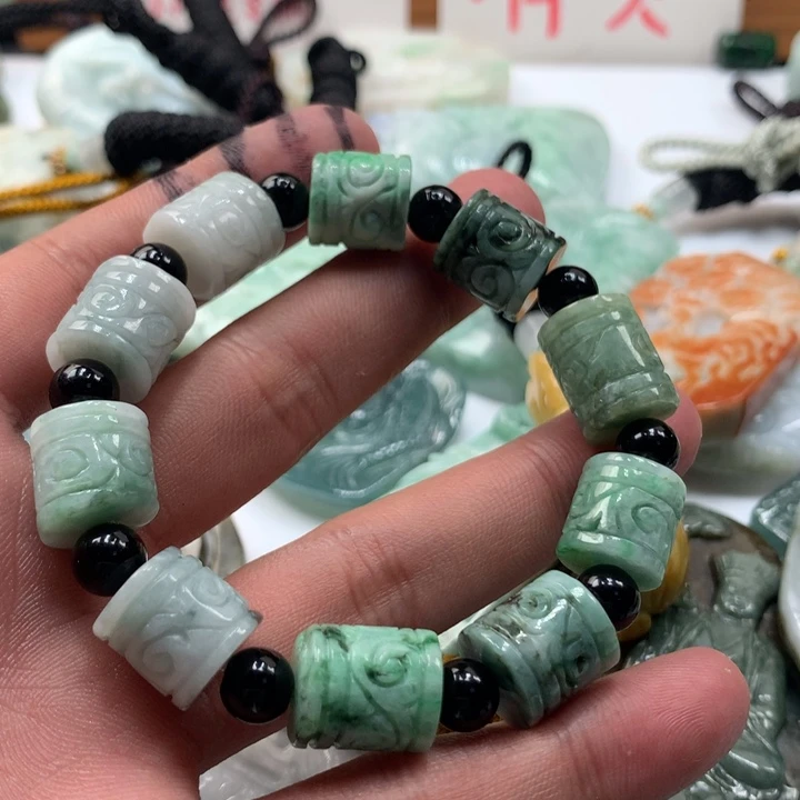 颈饰未镶嵌翡翠保真天然a货翡翠