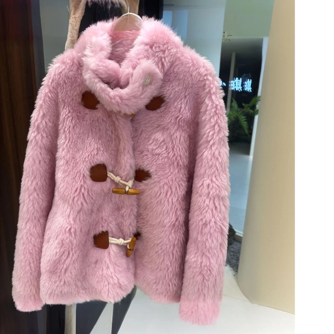 琪琪同款皮毛一体毛毛冬季外套