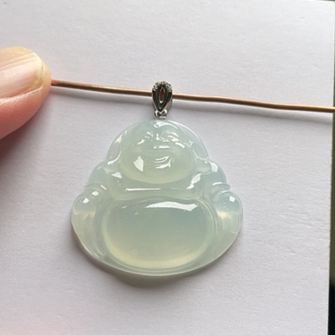 【闪购商品】吊坠(不含链)18K金镶嵌翡翠