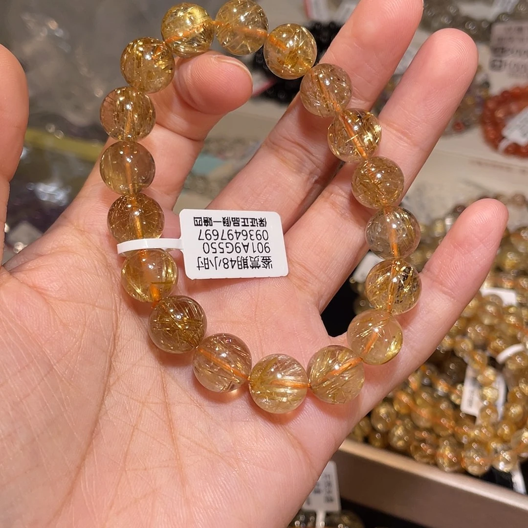 水晶手链未镶嵌烟花钛晶11.4m