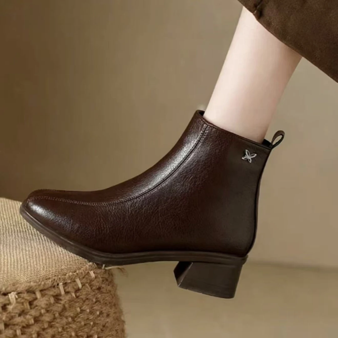 【品牌力荐】秋冬洋气气质时尚高级感女靴T6196