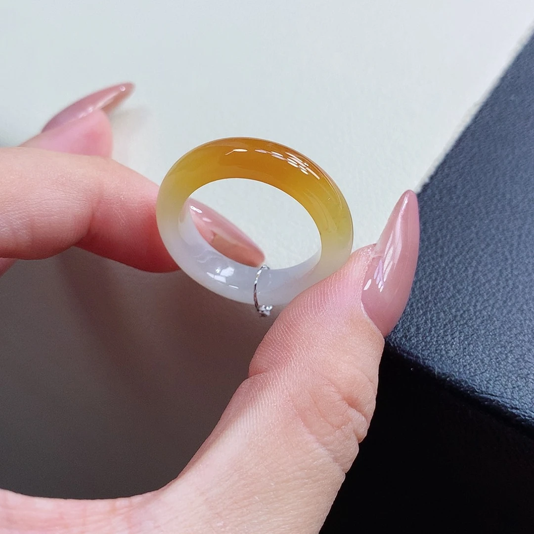 未镶嵌戒指翡翠20-21号