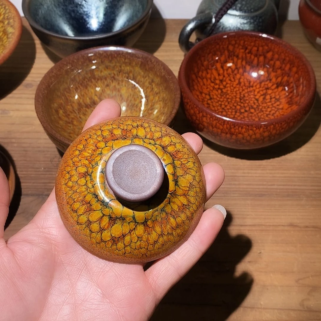 茶盏随**浏建盏盖碗一个