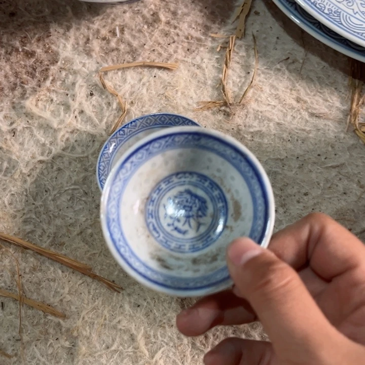 瓷片景德镇陶瓷五个