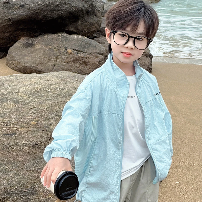 童话记忆男童防晒衣夏装2025新款儿童空调服夏季薄款外套男孩上衣
