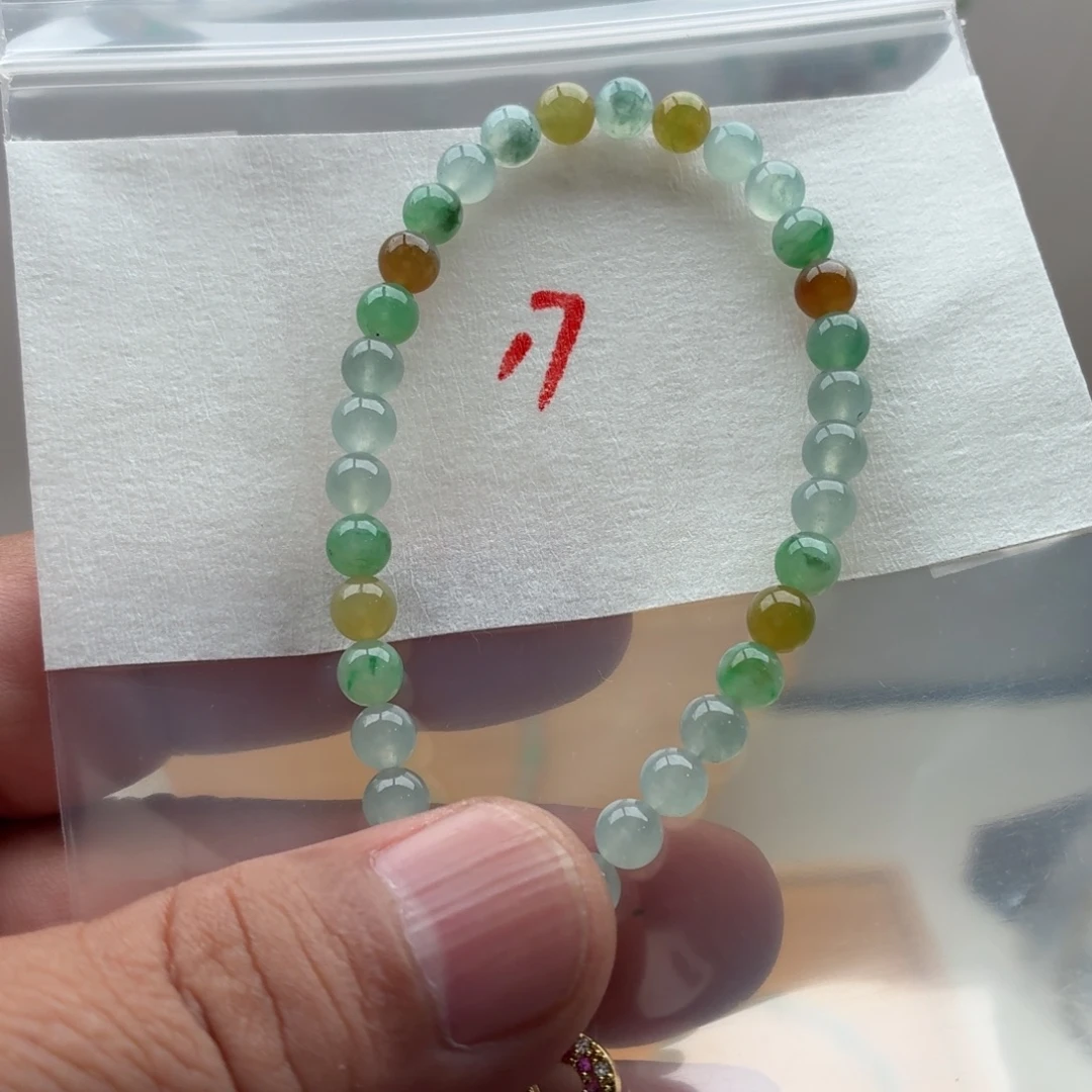 定制翡翠未镶嵌翡翠珠链