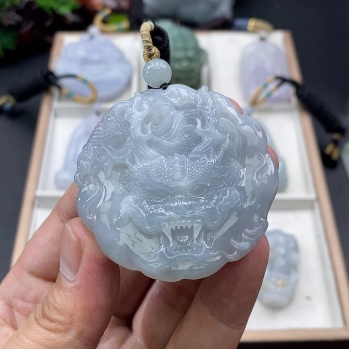 颈饰未镶嵌翡翠缅甸天然翡翠A货