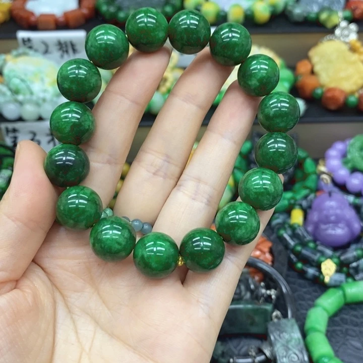 翡翠未镶嵌颈饰手链49