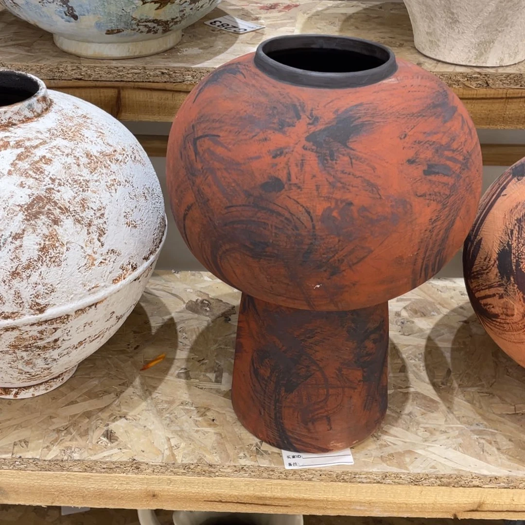 小***八白泥花瓶景德镇陶瓷艺术研究院