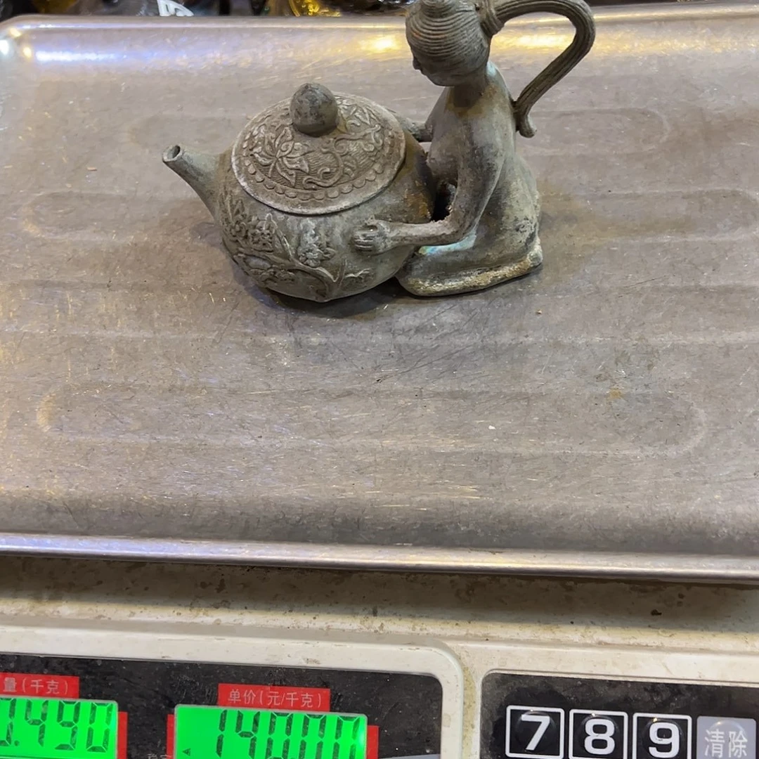 黄铜摆件，文房摆件