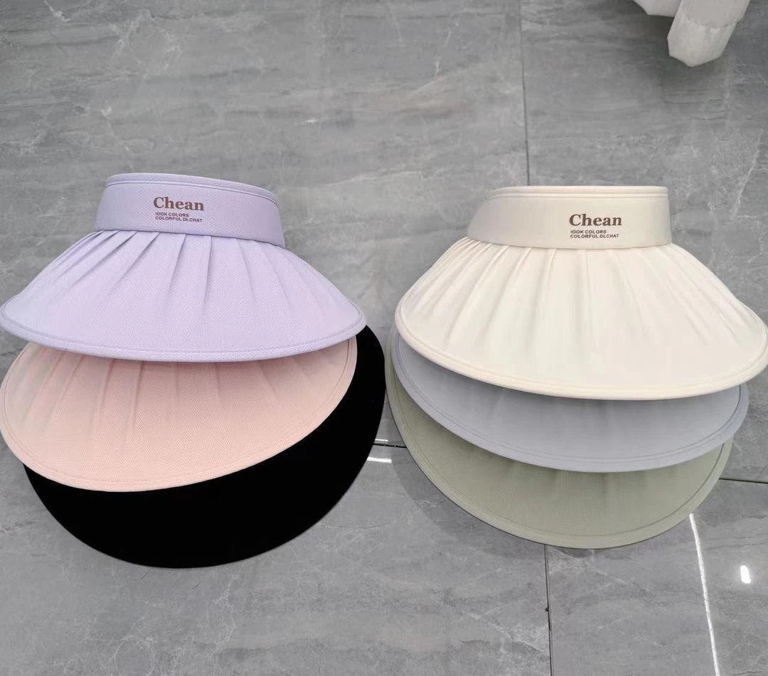 帽女夏季大帽檐防紫外线空顶太阳帽网红防紫外线空顶防晒帽