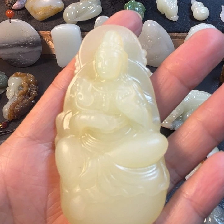 和田玉（黄玉）未镶嵌挂件