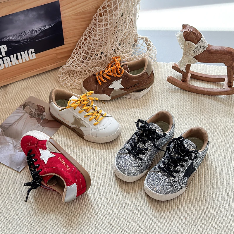 春夏秋软底童鞋休闲儿童鞋透气板鞋脏脏底星星鞋2008