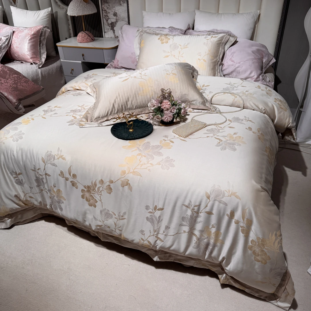 鑫惠-流金岁月-★床盖款★高精密色织提花纯棉柔软舒适高端定制