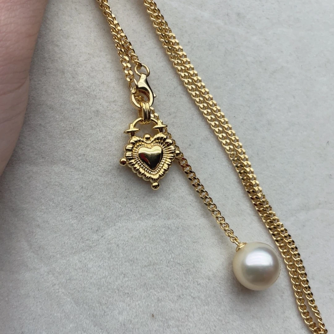 海水珍珠颈饰银S925镶嵌E88