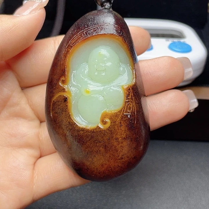 和田玉挂件未镶嵌快**马T