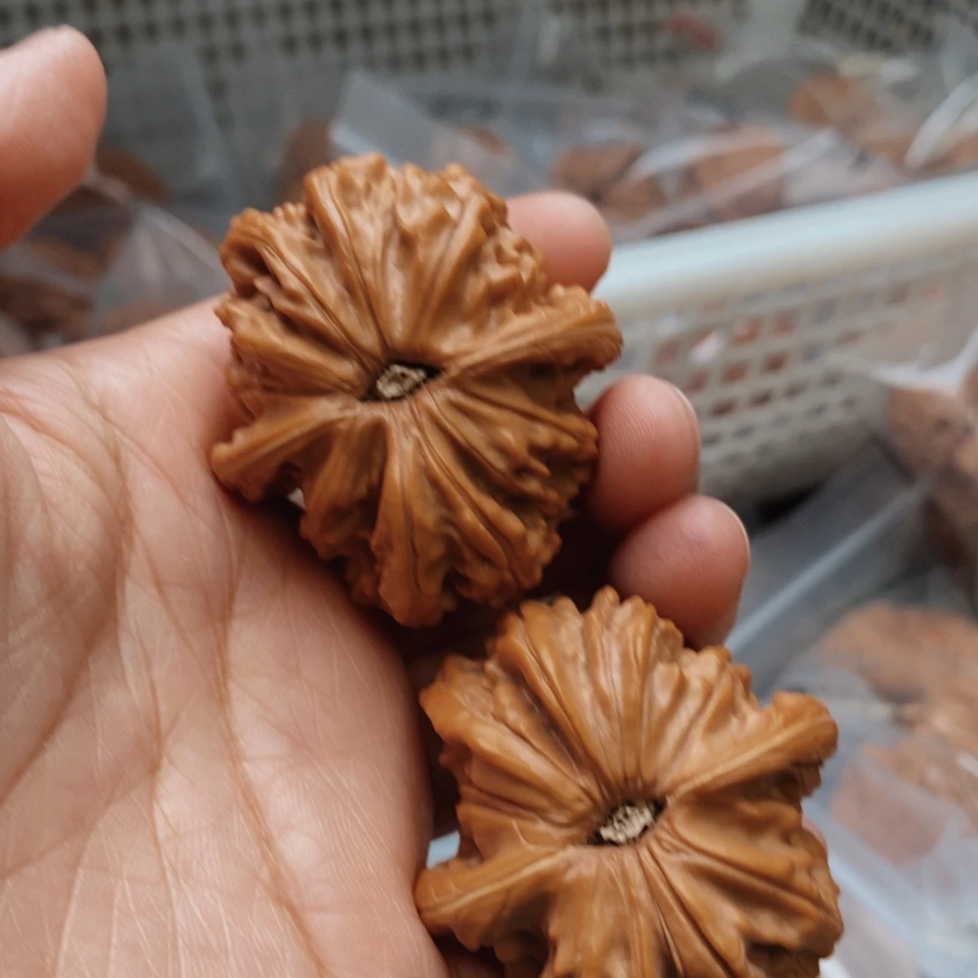 文玩核桃把件元宝磨