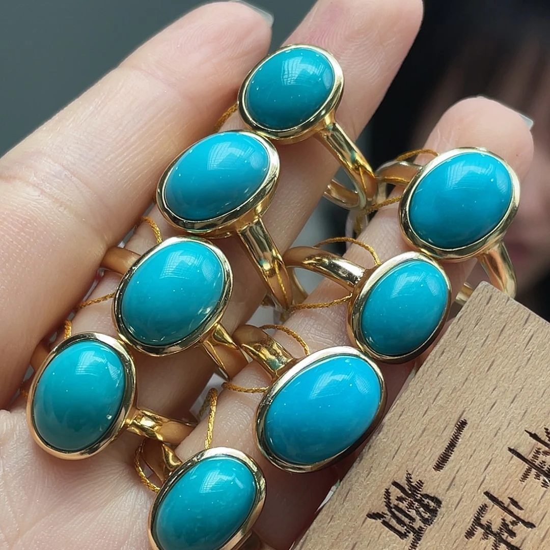 绿松石未镶嵌戒指