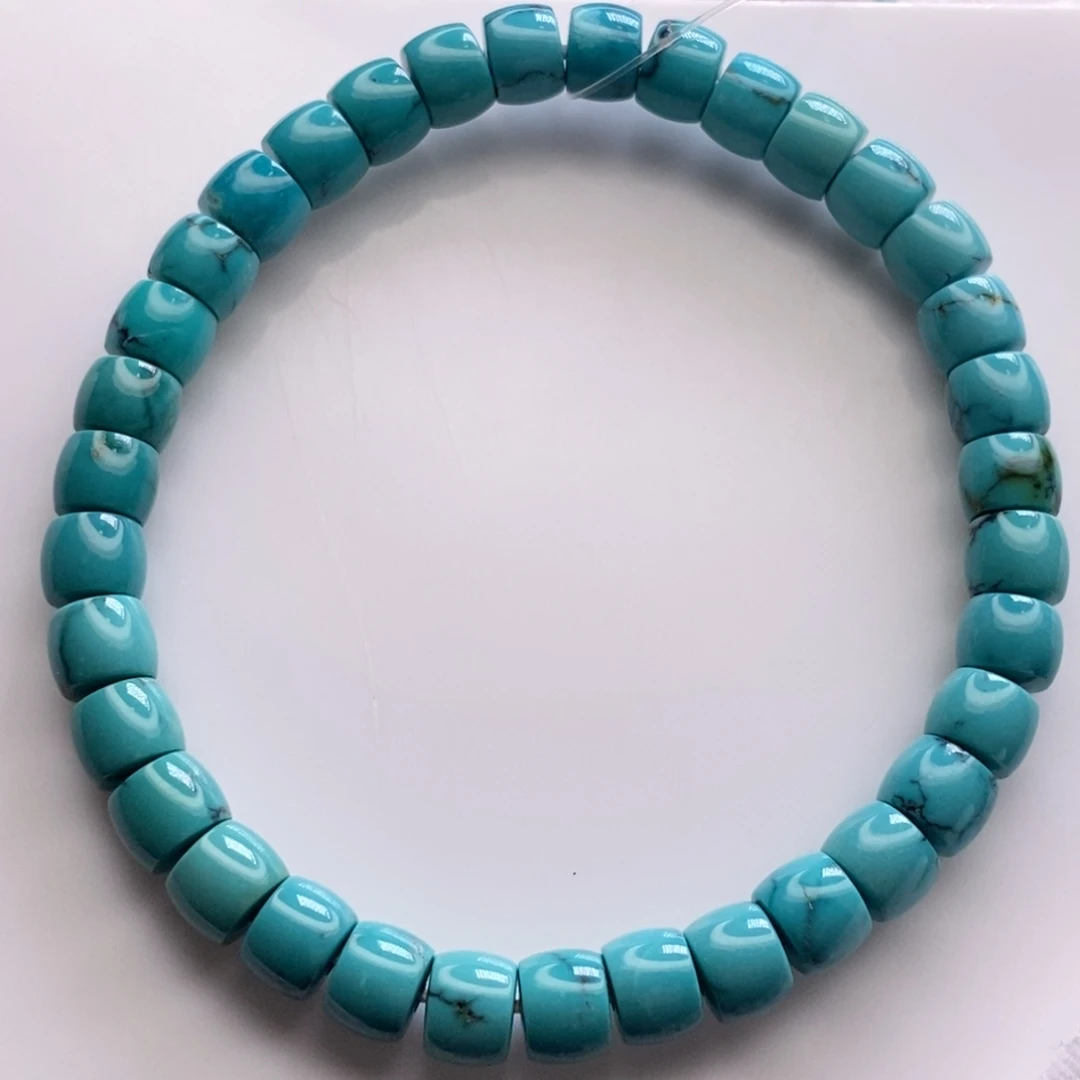 绿松石未镶嵌原矿高瓷无油无科技