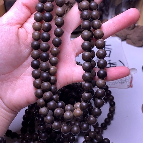 檀香木手串/手链檀香阴沉0.8/108多圈