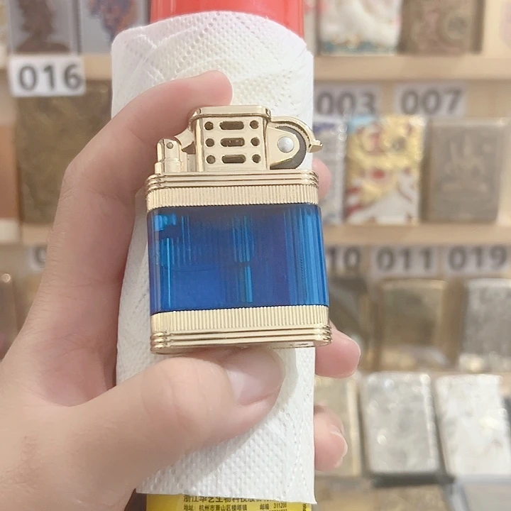 老九门金兰透明仓火机+1瓶200毫升耗材