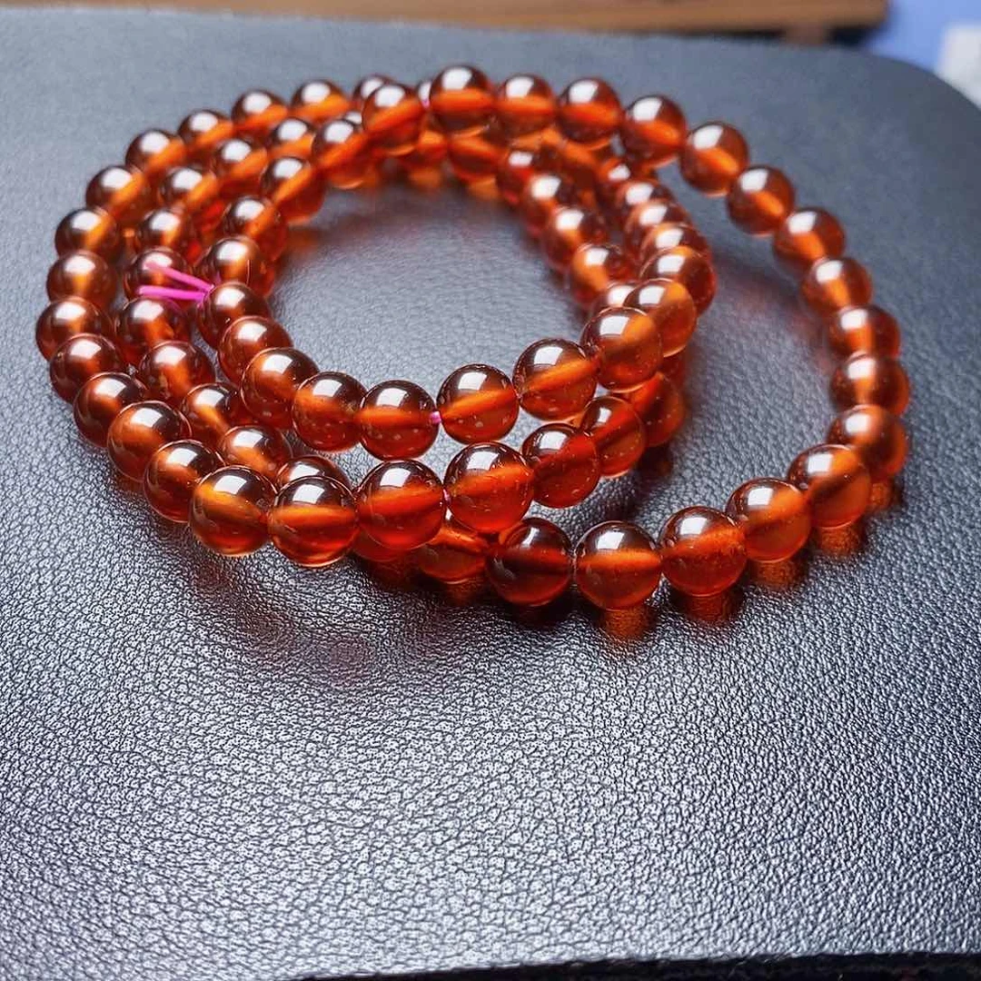 未镶嵌手链石榴石彤**^6.6 3圈