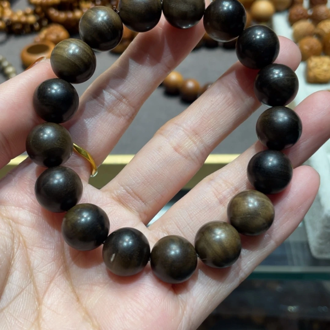 【闪购商品】檀香木手串/手链不****由阴沉瑕疵沉水珠子