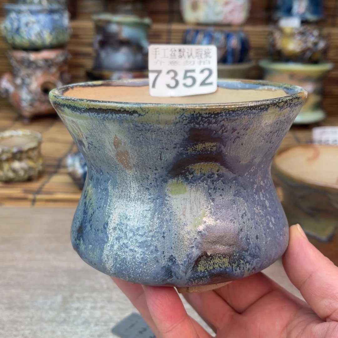 手工花盆默认瑕疵完美者勿拍