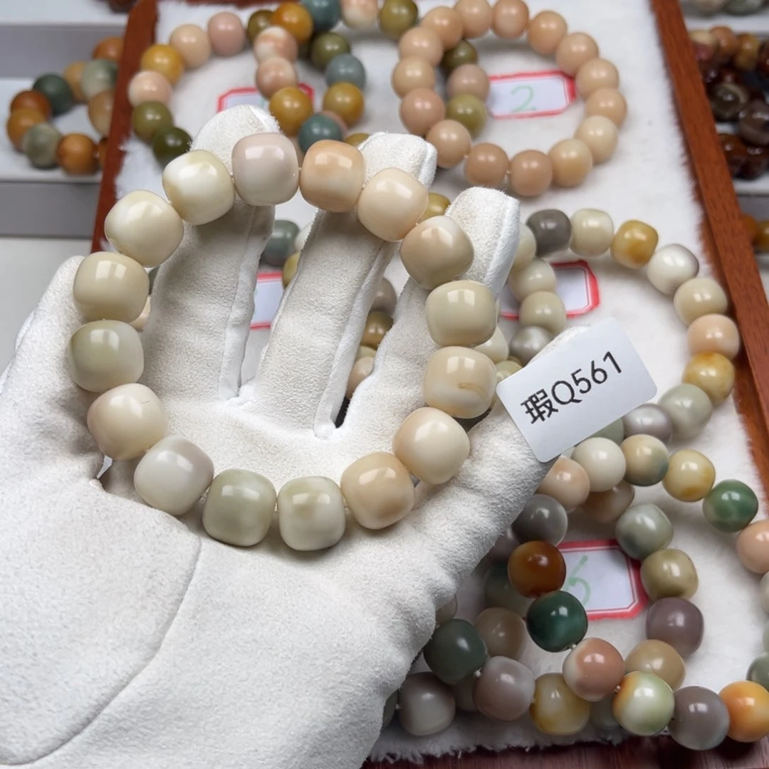 菩提根/象牙果吊坠不****.瑕Q561桶珠14mm