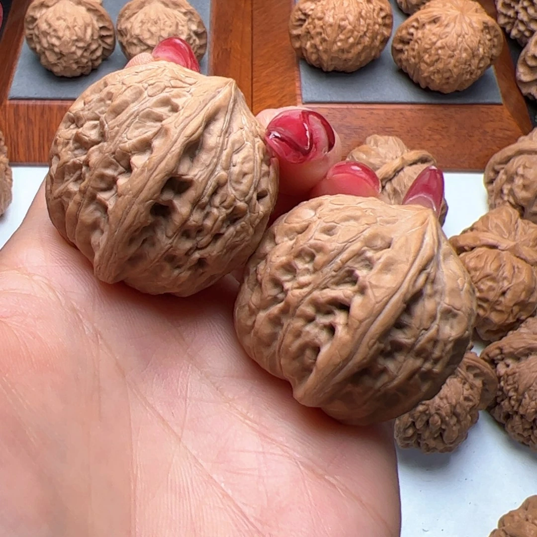 文玩核桃把件铁锤34